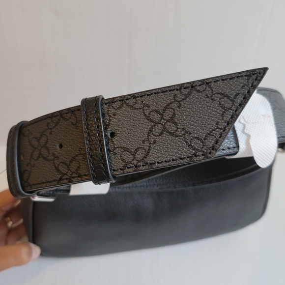 Nine West Black Cindi Top Zip Crossbody Bag - Picture 5 of 11